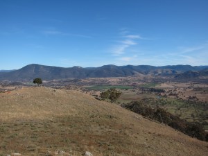 Mt Tennant on the left